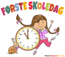 Der erste Schultag Cliparts, Bilder, Illustrationen zum Thema Schule