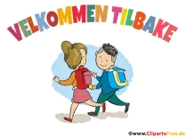 Willkommen in der Grundschule Plakat, Clipart, Illustration
