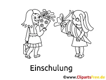 Kinderbilder zum Ausmalen zur Einschulung