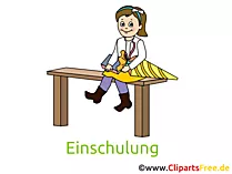 Kostenlose Cliparts Einschulung