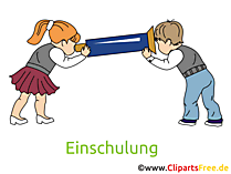 Schul-Kinder Bilder, Cliparts