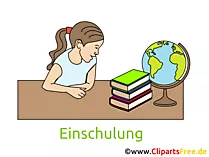 Schulbeginn Cliparts, Bilder, Grafiken