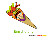 Schultüte Clipart, Bild, Grafik, Karte gratis