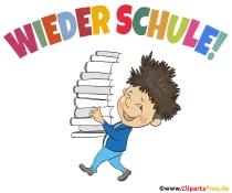 Wieder Schule Illustration, Comic, Cartoon, Clip Art