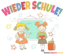 Wieder Schule Plakat Vorlage zum Drucken