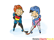 Cartoon Eishockey kostenlos