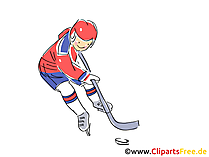 Ice hockey wm illustration, clip art, image, comic, cartoon free