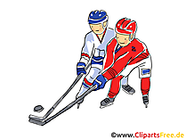 Ice hockey world championship illustration, clip art, image, comic, cartoon free