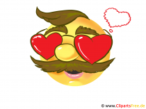 Love Smiley - Smiley mit Herzaugen Love Smiley - Smiley mit Herzaugen