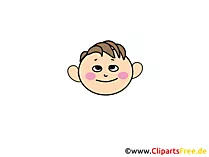 Froh Clipart, Bild, Cartoon, Comic, Illustration gratis