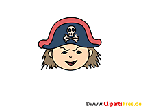 Pirat Clipart, Bild, Cartoon, Comic, Illustration gratis Pirat Clipart, Bild, Cartoon, Comic, Illustration gratis