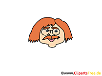 Rote Haare Clipart, Bild, Cartoon, Comic, Illustration gratis Rote Haare Clipart, Bild, Cartoon, Comic, Illustration gratis