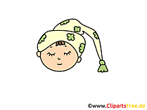Schlafmütze Clipart, Bild, Cartoon, Comic, Illustration gratis Schlafmütze Clipart, Bild, Cartoon, Comic, Illustration gratis