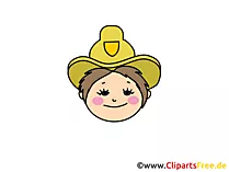 Sheriff Clipart, Bild, Cartoon, Comic, Illustration gratis