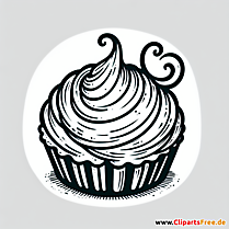 Baiser Clipart - Bilder zum Thema Backwaren