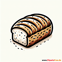 Brot Clip Art - Bilder zum Thema Backwaren