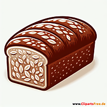 Haferbrot Clipart - Bilder zum Thema Backwaren
