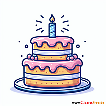 Kuchen Clipart - Bilder zum Thema Backwaren