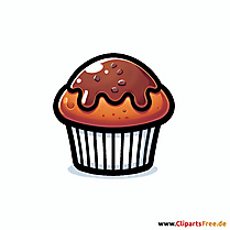 Muffin Clipart - Bilder zum Thema Backwaren