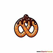 Puddingbrezel Clipart - Bilder zum Thema Backwaren