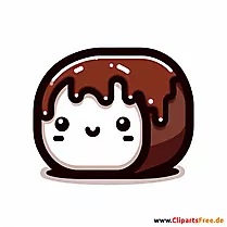 Schokobrötchen Clipart - Bilder zum Thema Backwaren