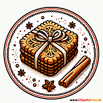 Spekulatius Clipart - Bilder zum Thema Backwaren