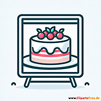Torte Clipart - Bilder zum Thema Backwaren