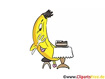 Banane Comic, Clipart, Bild, Illustration