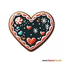 Clip Art Lebkuchenherz
