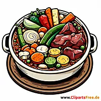 Eintopf Clipart zum Thema Essen