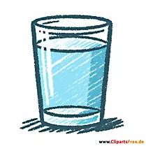 Glas Wasser Clipart