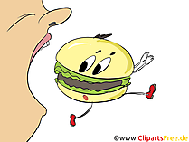 Hamburger Clipart, Bild, Illustration