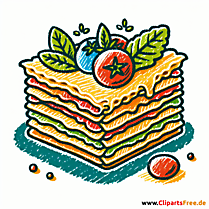 Lasagne Clipart
