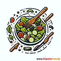 Salat Bild zum Thema Essen