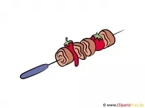 Schaschlik Bild - Clipart