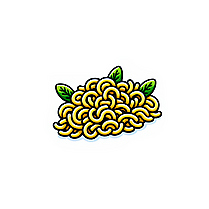 Spätzle Clipart zum Thema Essen