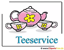 Teeservice Clipart free