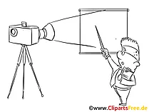 Film Projektor Clipart Illustration