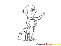 Finanzberater Clipart, Bild, Zeichnung, Cartoon