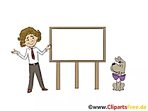 Flip-Chart Clipart, Bild, Grafik, Cartoon gratis