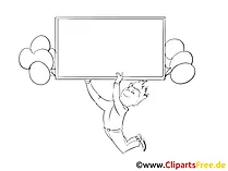 Leerer Zettel Clipart, Bild, Grafik