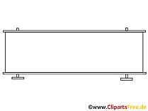 Leinwand Clipart, Bild, Zeichnung, Cartoon