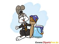 Malermeister Bild, Clipart, Grafik, Cartoon, Illustration