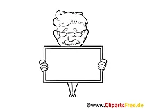 Notiz Clipart, Bild, Grafik, Zeichnung