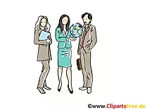 Personal, Personalvermittlung Clipart, Grafik, Bild