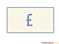 Pfundzeichen Clipart
