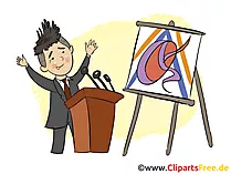 Praesident Bild, Clipart, Grafik, Cartoon, Illustration