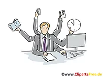 Projektmanagement Clipart, Grafik, Bild, Cartoon
