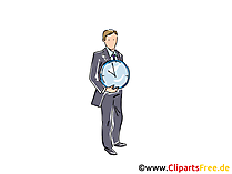 Zeit Clipart, Grafik, Bild, Cartoon