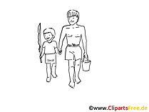 Fischer Zeichnung, Clipart, Bild schwarz-weiss, Grafik, Comic, Cartoon gratis Fischer Zeichnung, Clipart, Bild schwarz-weiss, Grafik, Comic, Cartoon gratis